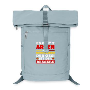 2 Arten Von Menschen Ossi Spruch DDR Stolz - Laptop-Rucksack  - Eisblau - Vorne
