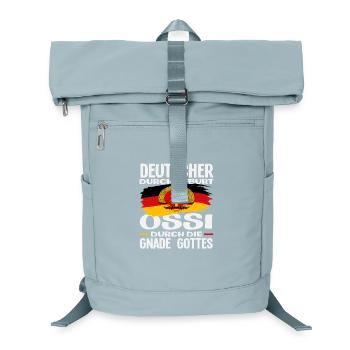 Gnade Gottes Ossi Spruch DDR Stolz - Laptop-Rucksack  - Eisblau - Vorne