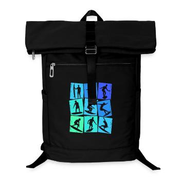 Surfing Surf Surfer Kids Boys Men - Laptop Backpack - black - Front