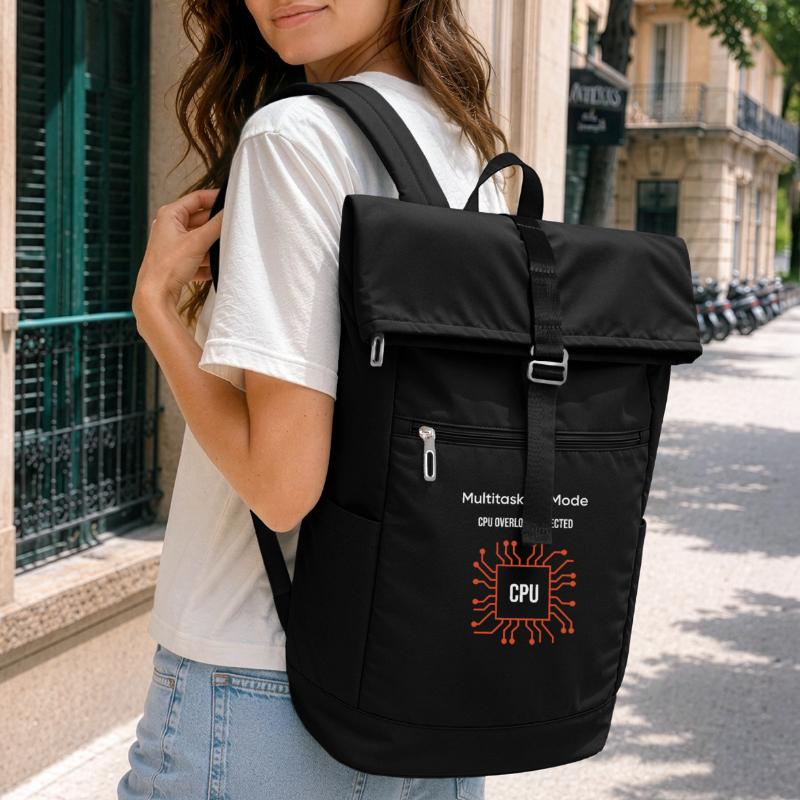 Multitasking Mode – CPU Overload Detected Laptop Backpack