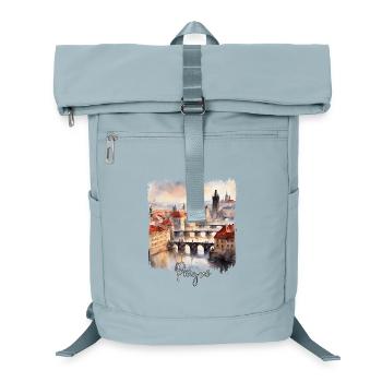 Aquarell aus Prag, Prag, Tschechische Republik - Laptop-Rucksack  - Eisblau - Vorne