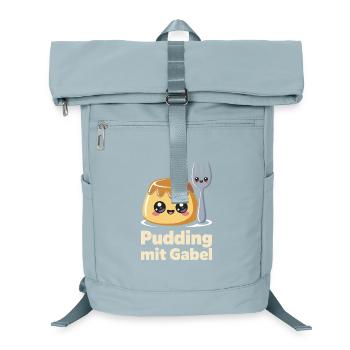 Pudding à la fourchette - Sac à dos ordinateur - bleu glacier - Devant