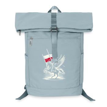 Polnische geflügelte Husarenritterkunst - Laptop-Rucksack  - Eisblau - Vorne