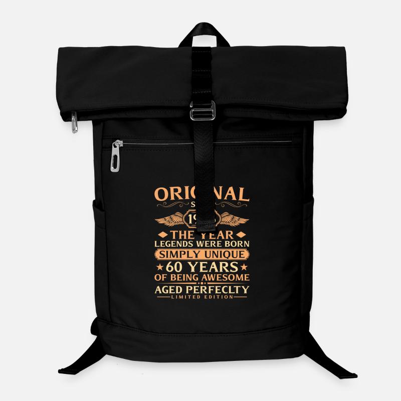 Original 1966 Vintage - 60th Birthday Laptop Backpack