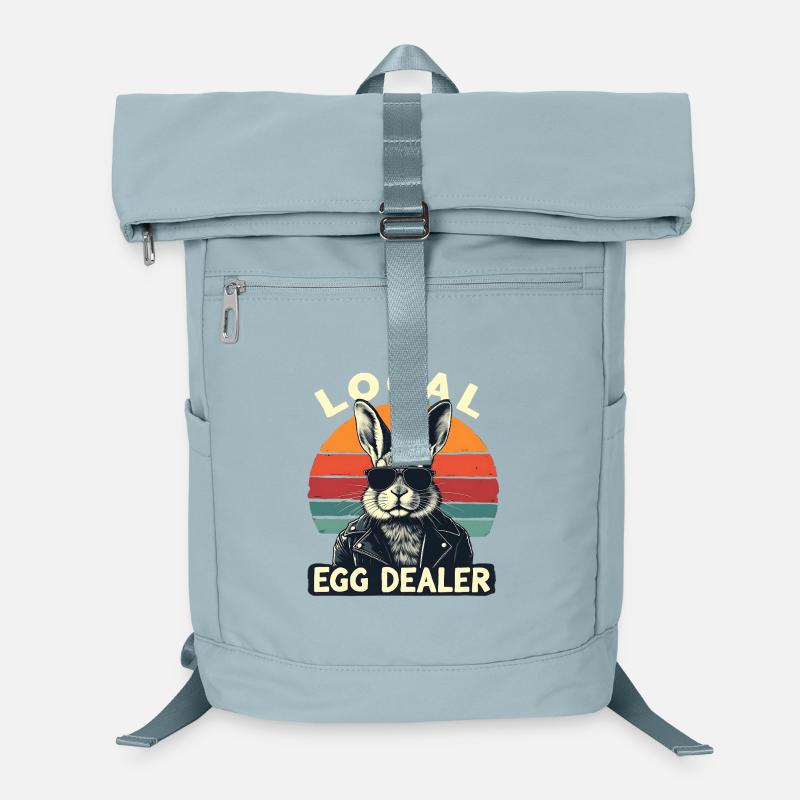 Lokal Egg Dealer Hase Retro Laptop-Rucksack 