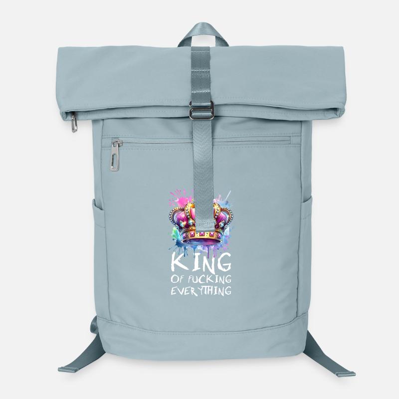 King of everything with attitude and style Laptop Backpack