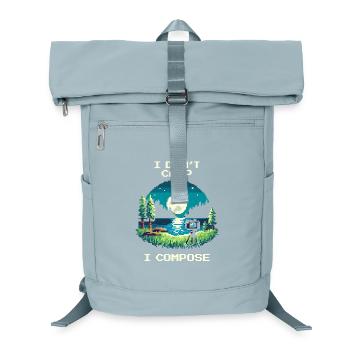 I don't camp, I compose | Composition - Laptop Backpack - ice blue - Front