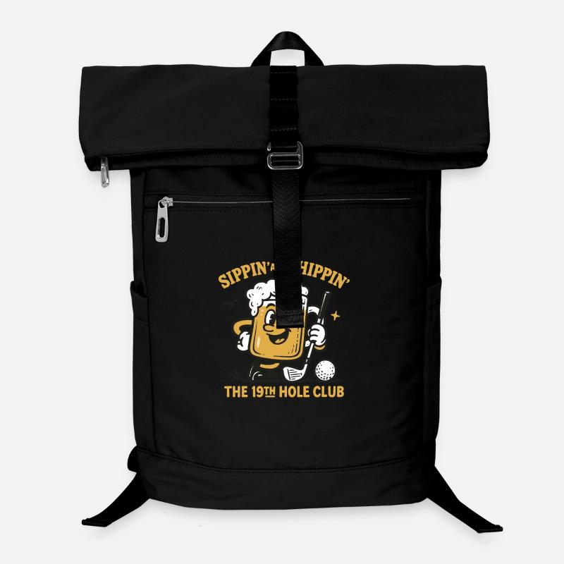 Sippin' And Chippin' The 19th Hole Club Fun Laptop Backpack