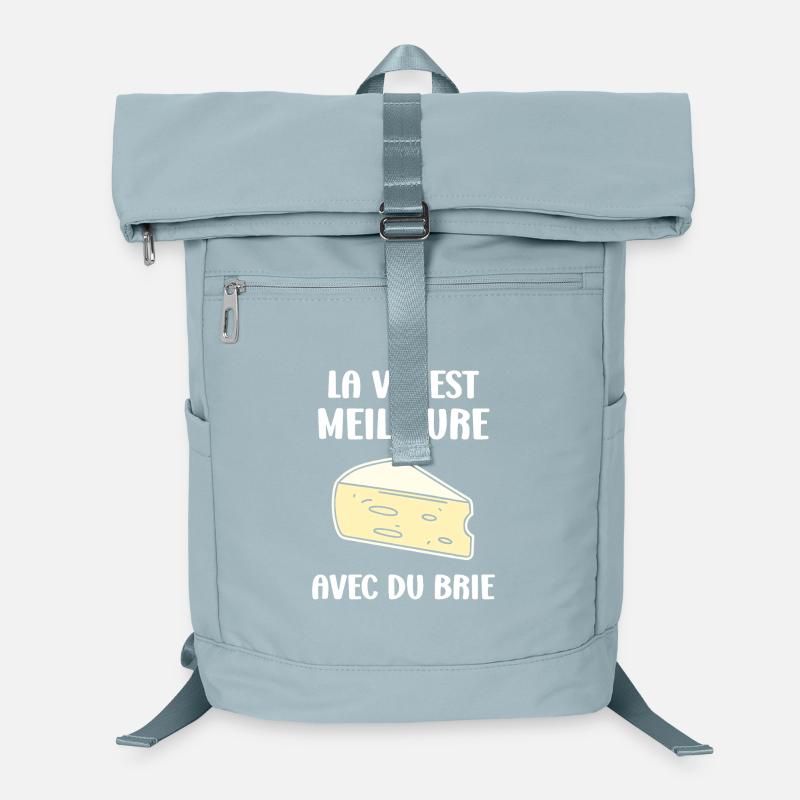 Humor Brie-Käse Laptop-Rucksack 