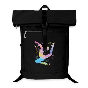 Gymnastics Floor Artistic Gymnastics - Laptop Backpack - black - Front