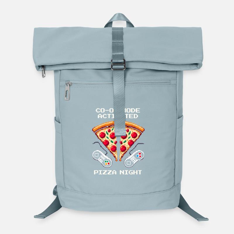 Co-Op aktiviert: Pizzanacht | Multiplayer Gaming Laptop-Rucksack 