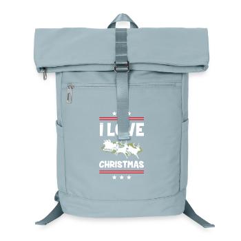I love Christmas - Laptop Backpack - ice blue - Front