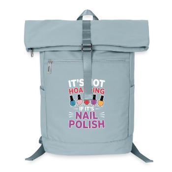 Vernis à ongles Dire Pédicure Drôle Maincure Cadeau - Sac à dos ordinateur - bleu glacier - Devant