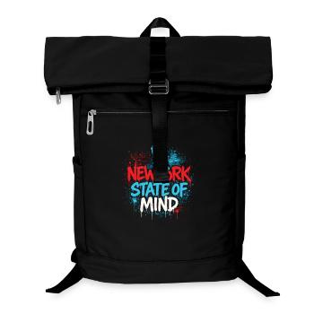 New York State of Mind – Graffiti Street Art Look - Laptop Backpack - black - Front