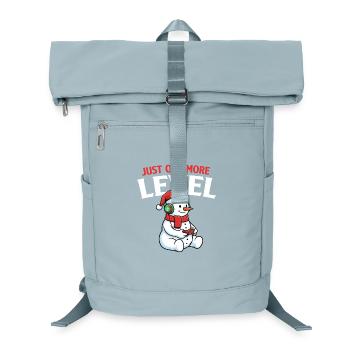 Just One More Level Gaming Lover Gamer Christmas - Laptop Backpack - ice blue - Front