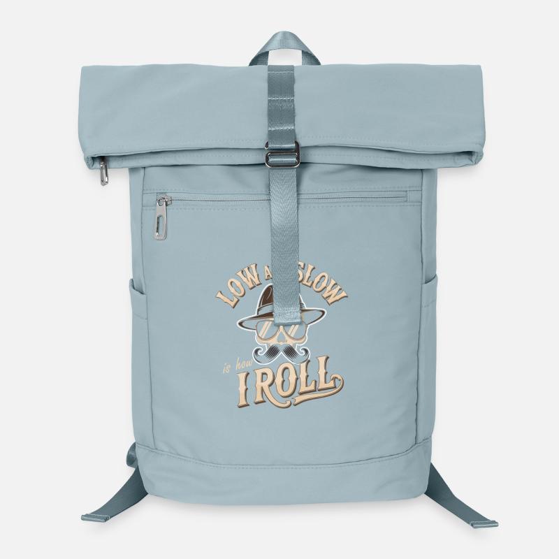 Low and Slow Roll BBQ Motiv Laptop-Rucksack 