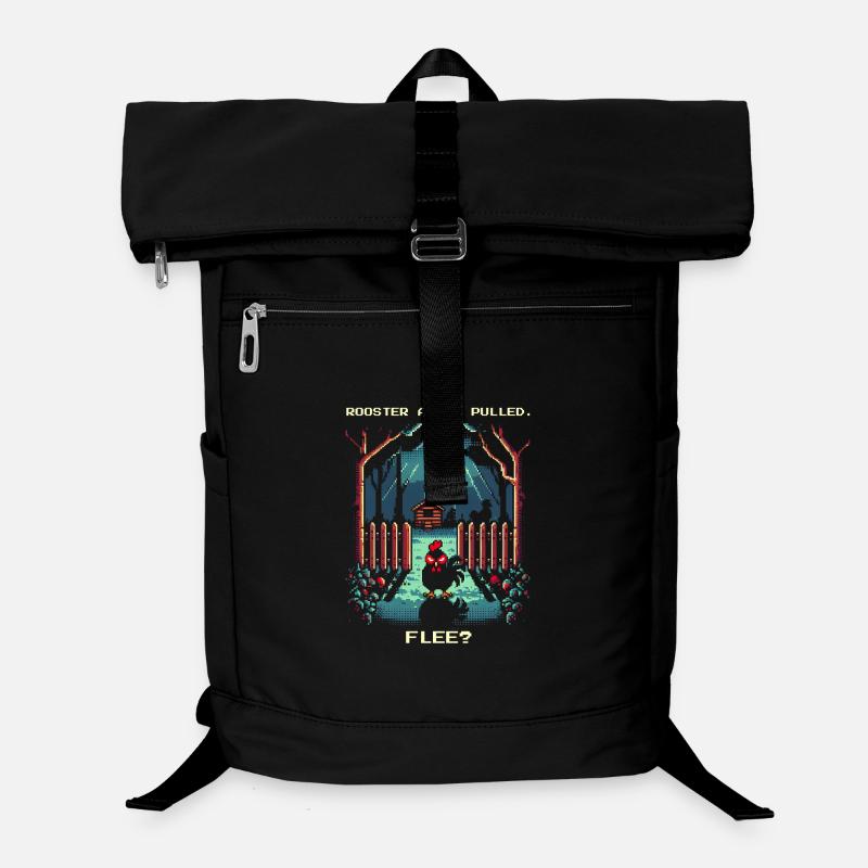 Hahn Aggro gezogen | Flucht aktivieren? Laptop-Rucksack 