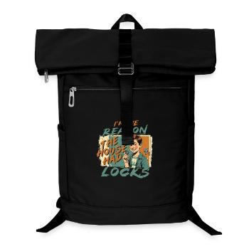Brother Sister I'm The Reason House Had Locks - Laptop Backpack - black - Front