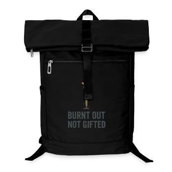 Hochbegabter Burnout-absolvent Mit Akademischem - Laptop-Rucksack  - Schwarz - Vorne