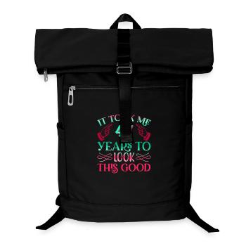 Es dauerte 47 Jahre um so gut auszusehen - Laptop-Rucksack  - Schwarz - Vorne
