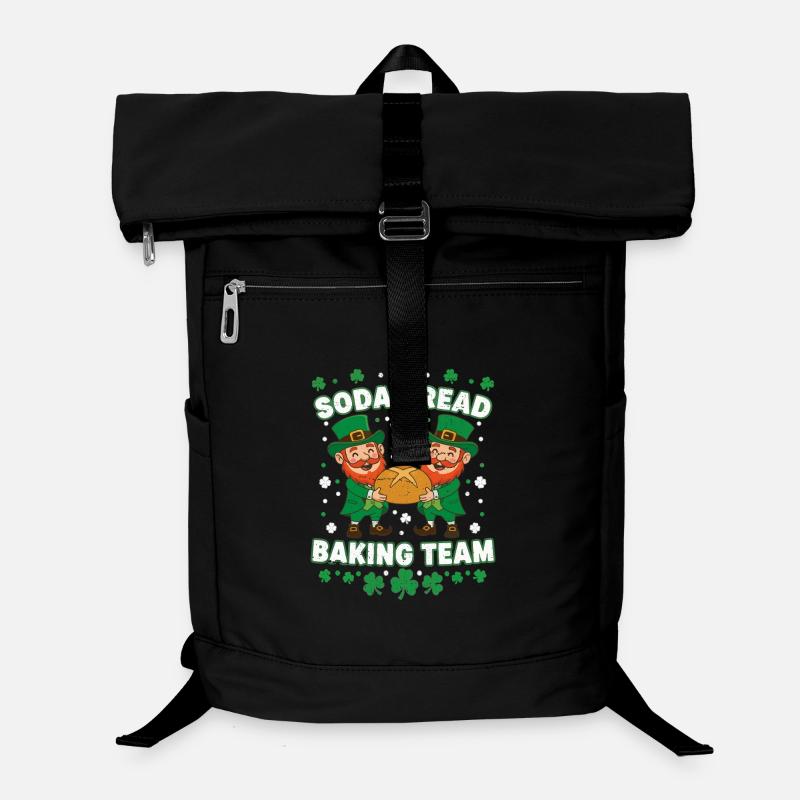 Lustiges Soda Brot Backteam St Patricks Laptop-Rucksack 
