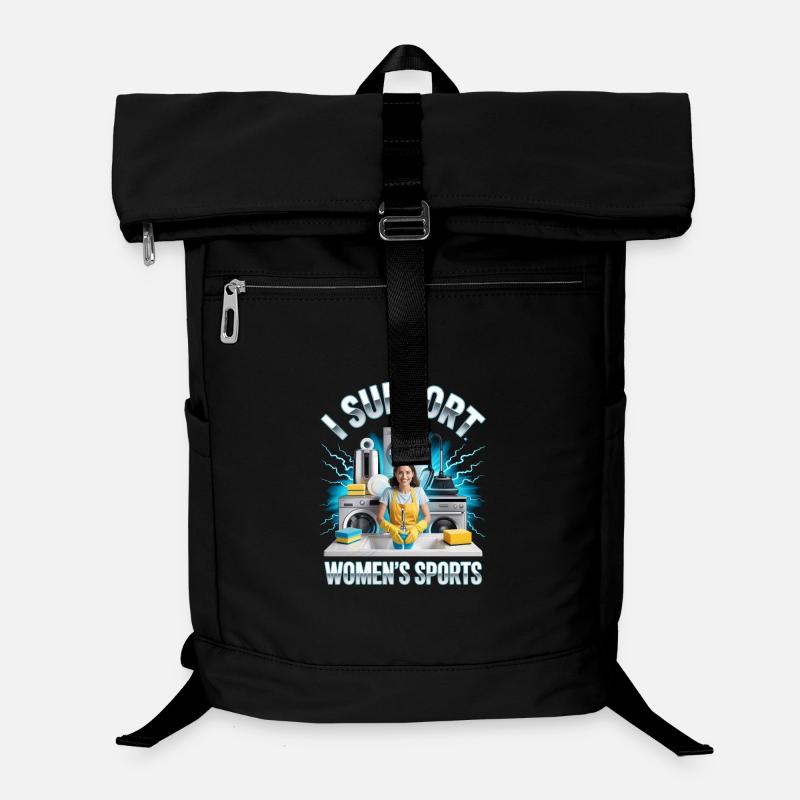 I Support Women's Sports Unwearable Bootleg Laptop Backpack