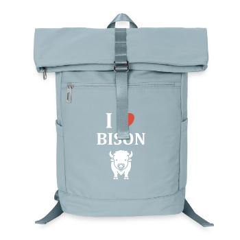 Bison - Laptop-Rucksack  - Eisblau - Vorne