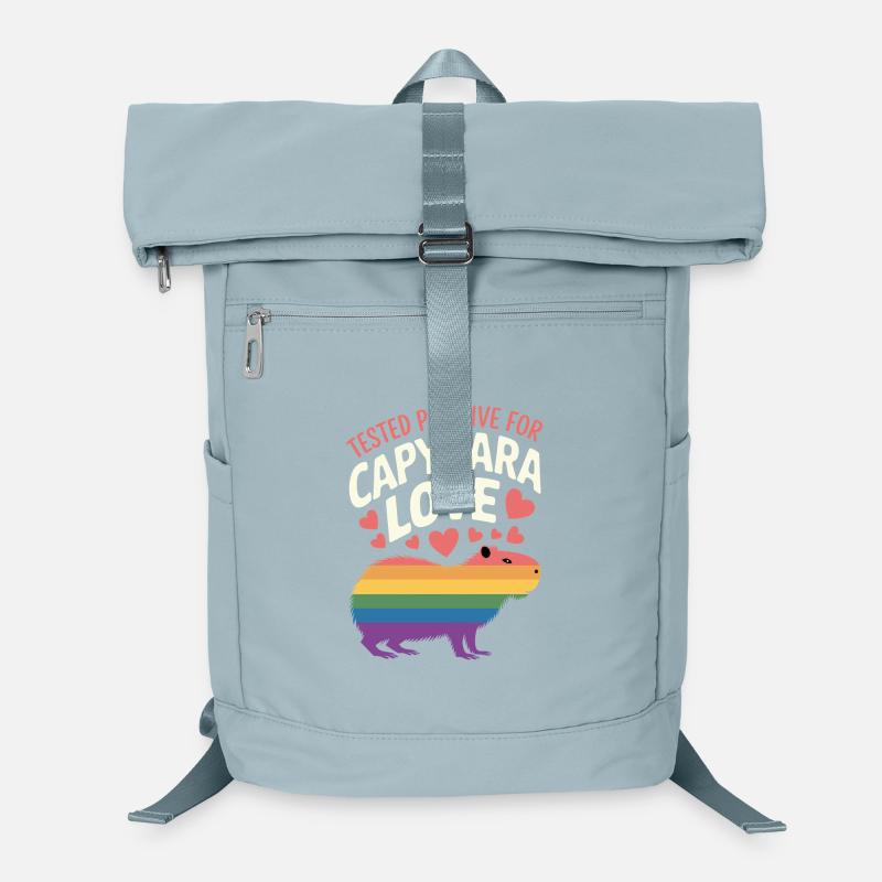 Capybara Regenbogen Liebe Design Laptop-Rucksack 
