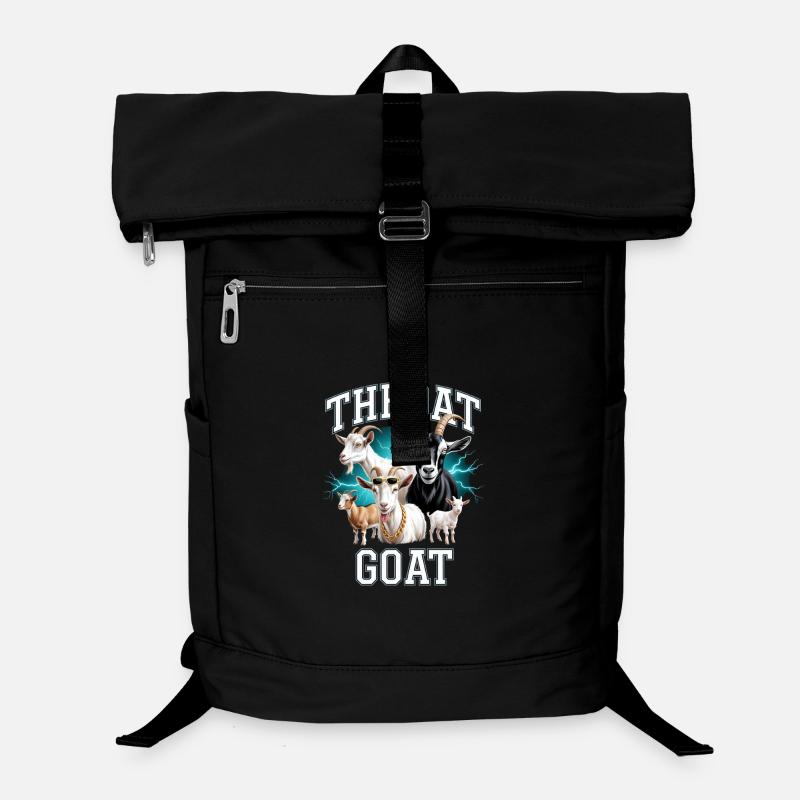Throat Goat Meme Y2K Bootleg Unwearable Laptop-Rucksack 
