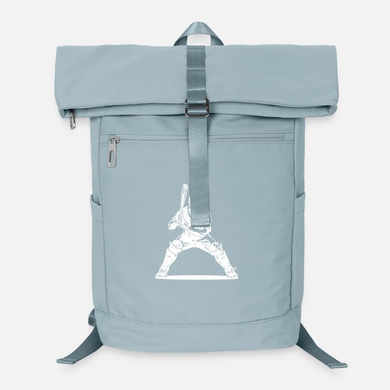 Kunstwerke von Baseballspielern Laptop-Rucksack 