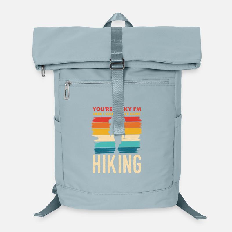 Rainbow Hiking Silhouette Laptop Backpack