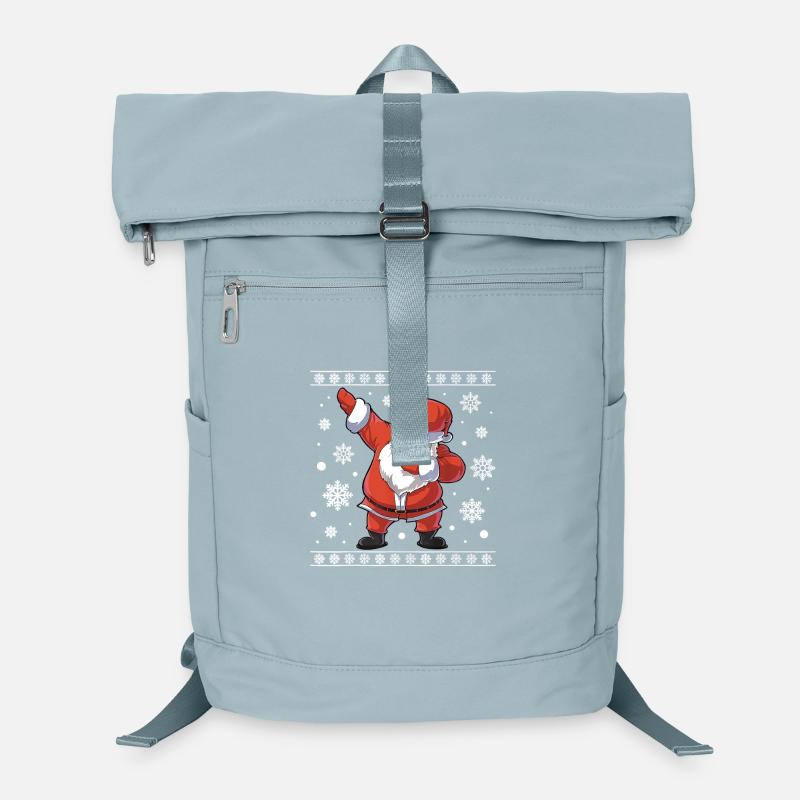 Noël Moche Tamponner Pull Père Noël Danse Drôle Sac à dos ordinateur
