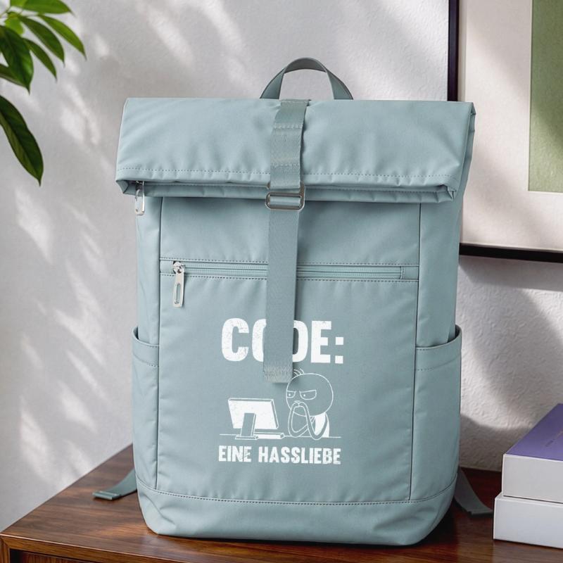 Coder CODE A LOVE-HATE RELATIONSHIP FUNNY Laptop Backpack
