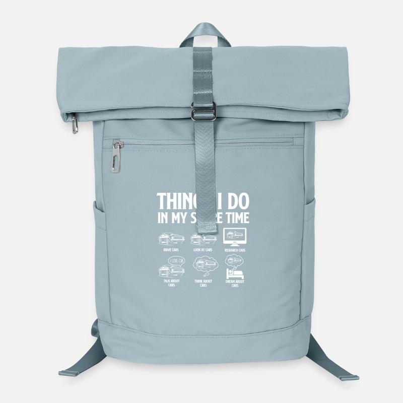 Choses que je fais pendant mon temps libre Conduire Voitures de rêve Sac à dos ordinateur