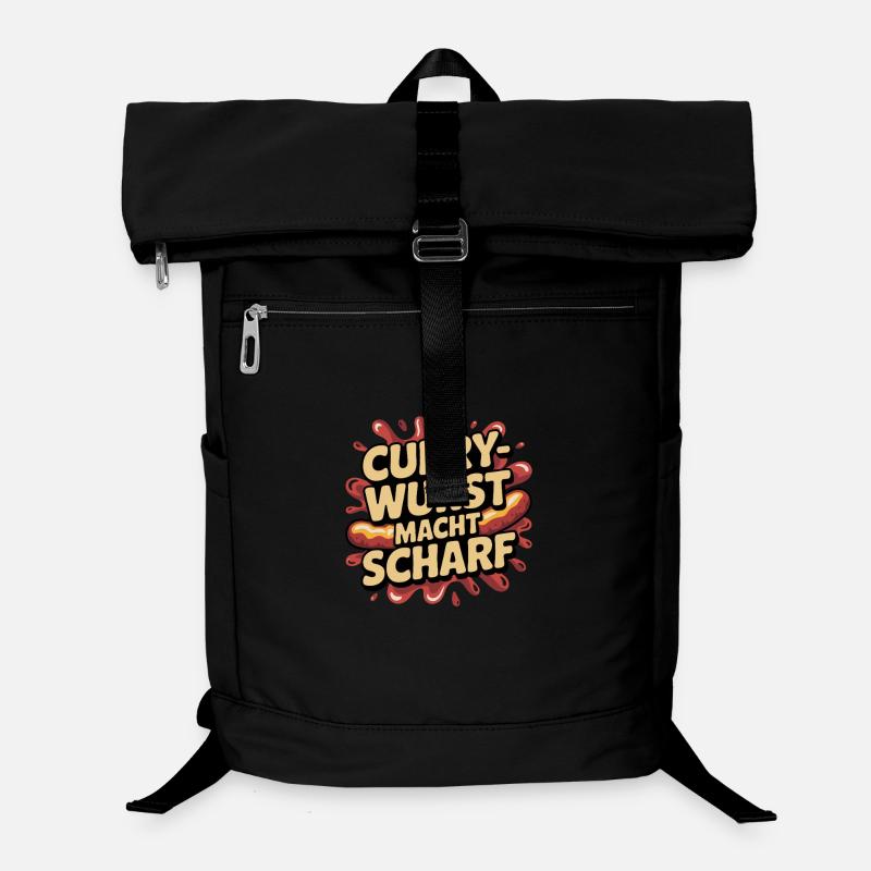 Currywurst makes you spicy - humorous saying for Laptop Backpack