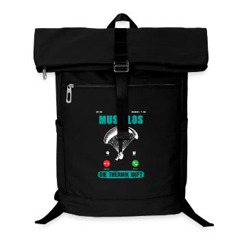 Parapentes DOIVENT PARTIR, les thermiques appellent - Sac à dos ordinateur - noir - Devant