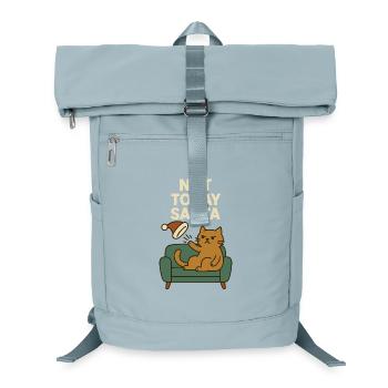 Nicht heute Weihnachtsmann-lustiger Katzen-Weihnachtshumor - Laptop-Rucksack  - Eisblau - Vorne