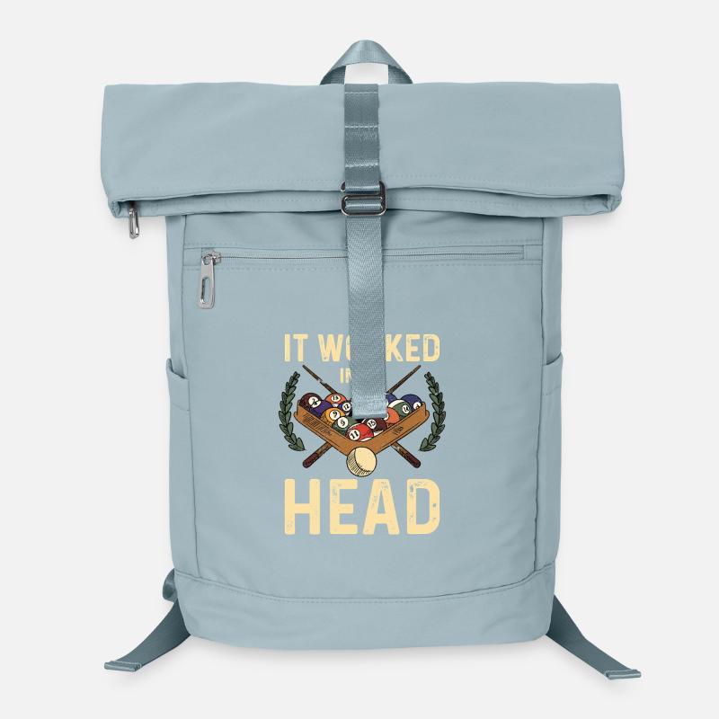 Kopf Hat Pool Humor Laptop-Rucksack 