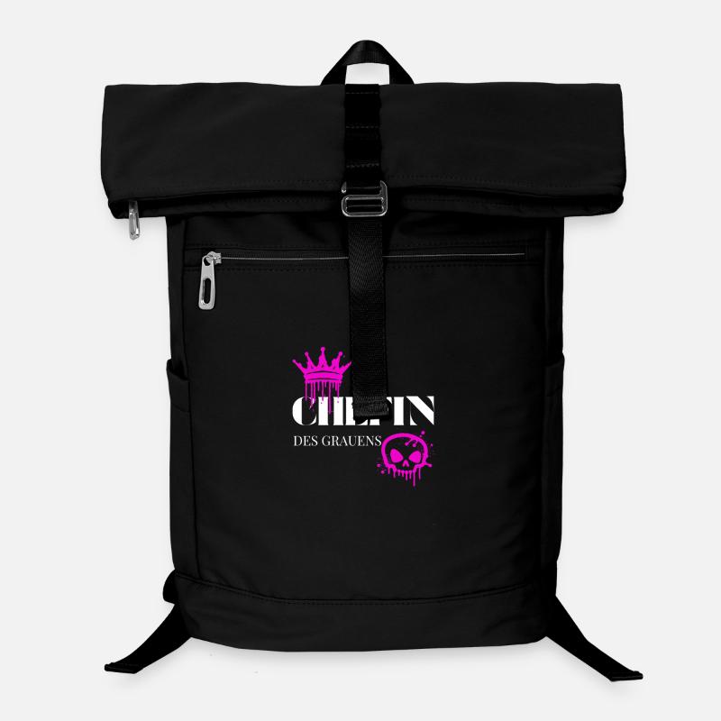 Chefin des Grauens – Witziger Frauen Spruch Laptop-Rucksack 
