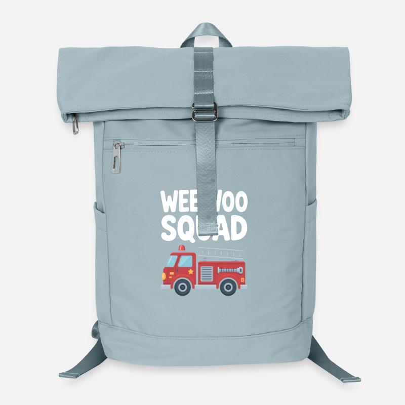 Wee Woo Squad Feuerwehr Auto Spass Laptop-Rucksack 