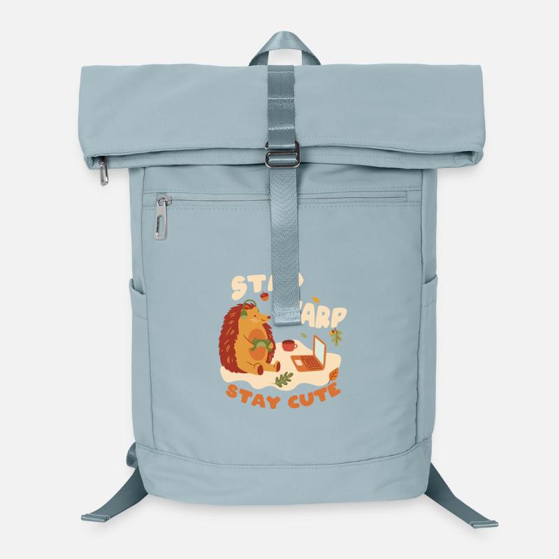Igel Tag Hedgehog Day Stay Sharp Stay Cute Laptop-Rucksack 