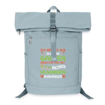 Garden Gardening Hobby Gardener Allotment Garden Funny - Laptop Backpack - ice blue - Front