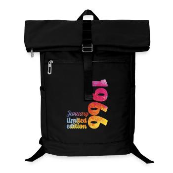 January 1966 Birthday Gift - Laptop Backpack - black - Front
