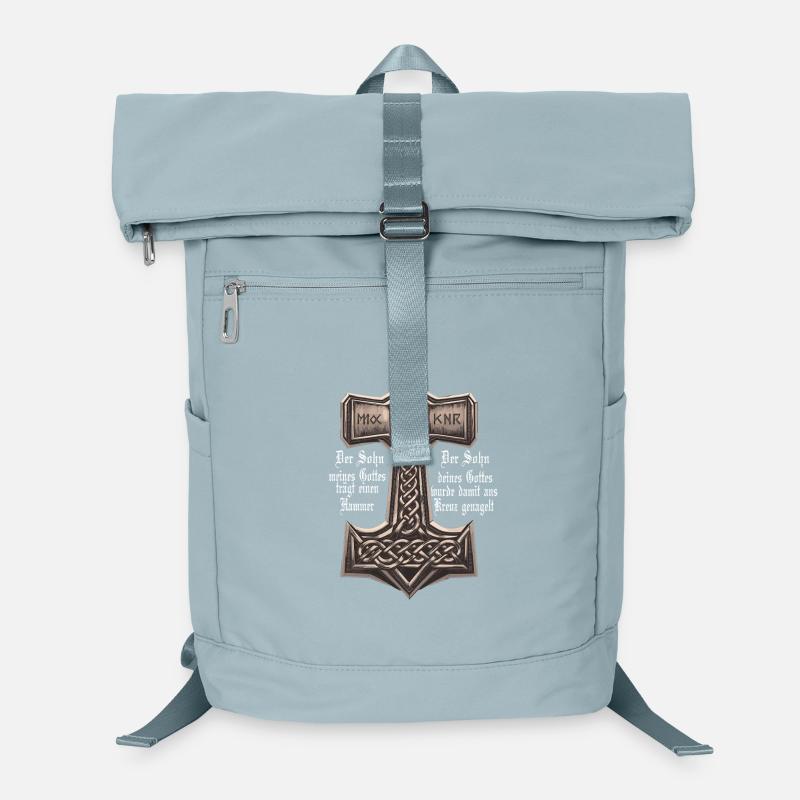 Vikings Le Fils de Mon Dieu Porte un Marteau Sac à dos ordinateur
