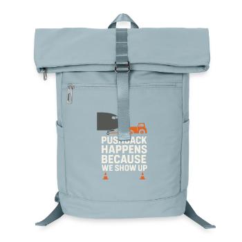 Nachtschichtrampe Des Bodenpersonals Am - Laptop-Rucksack  - Eisblau - Vorne