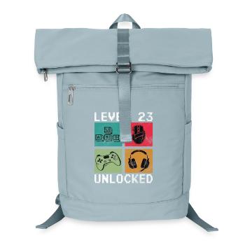 Level 23 Freigeschaltet Pixel-Gaming - Laptop-Rucksack  - Eisblau - Vorne