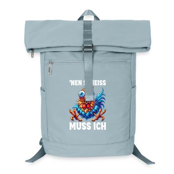 Je dois baiser l’humour sarcasme de poule - Sac à dos ordinateur - bleu glacier - Devant