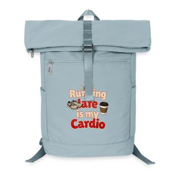 Running late is my Cardio - Laptop-Rucksack  - Eisblau - Vorne
