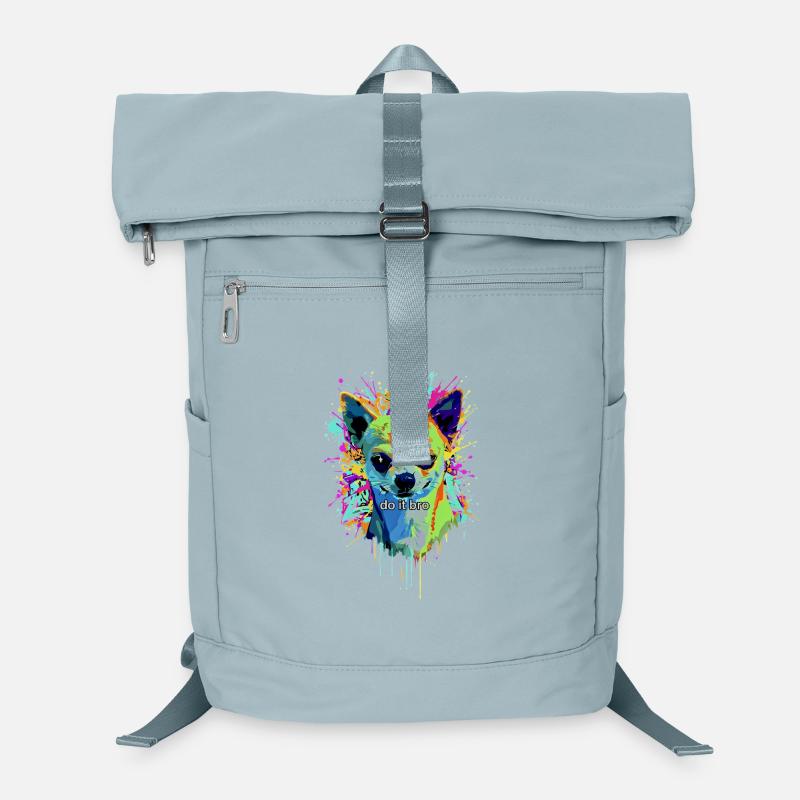 Chihuahua Graffiti Pop Art Laptop Backpack