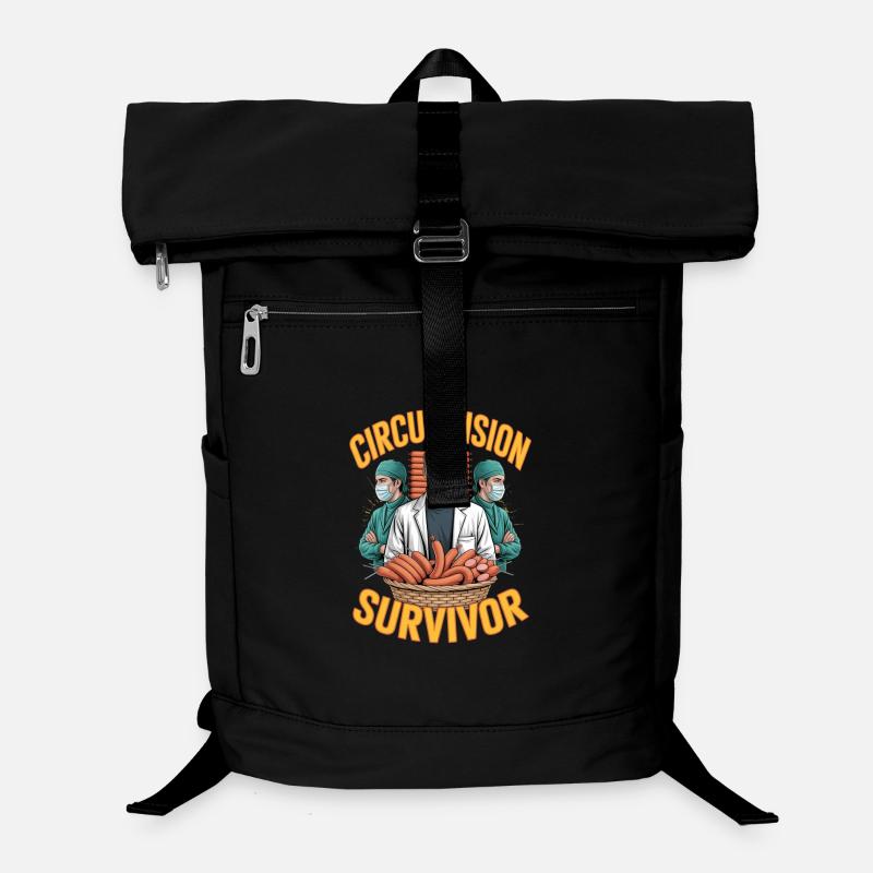 Circumcision Survivor Unwearable Bootleg Laptop Backpack